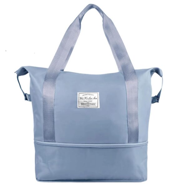 Storite Nylon 41 Cms Imported Foldable Travel Duffle Bag for Women, Expandable Lightweight Waterproof Carry Weekender Overnight Luggage Bag - Image 2