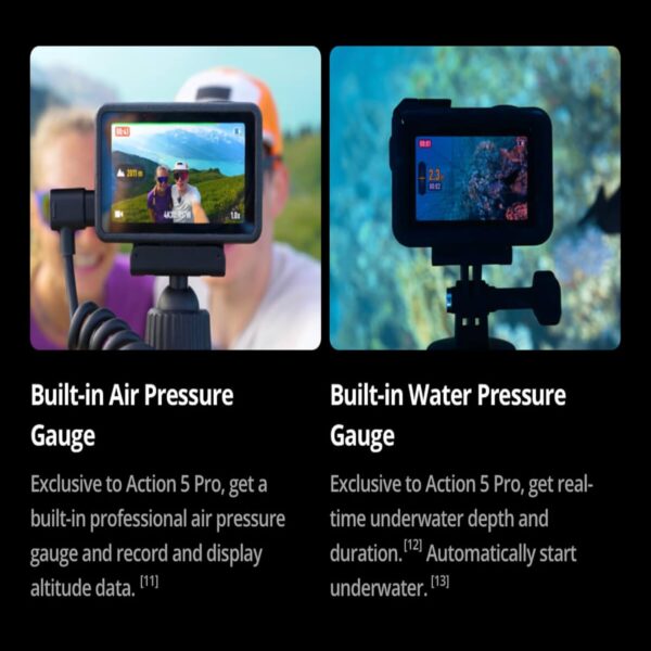 DJI Osmo Action 5 Pro Adventure Combo, Action Camera 4K with 1/1.3" Sensor, 12h Extended Battery Life with 3 Batteries, Stabilization, Dual OLED Touchscreens, Mini Action Camera for Travel, Vlog - Image 19