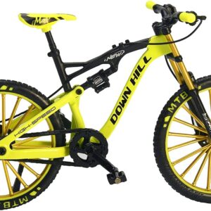 Metro Toys & Gift® Down Hill 1:10 Scale Die-Cast Alloy Racing Finger Bicycle Model Toy Desktop Decoration Crafts for Cycling Lovers Bike Racers Children Boys and Girls【Colors as Per Stock】