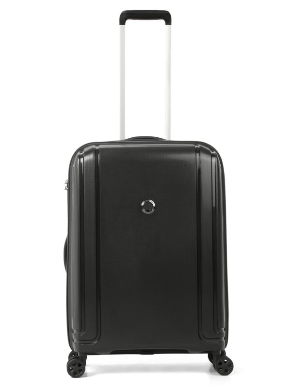 Delsey Paris Brisban 75 cms Large Size Check-in Polypropylene Hard Sided 8 Wheels Spinner Suitcase/Trolley Bag for Travel with TSA Lock- Black - Image 2