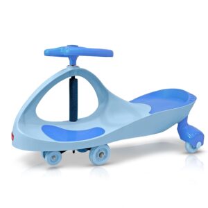 LuvLap Sunshine Swing Car, Magic Car, Kids Push Car, Swing Car for Kids, Comfortable Seats & Durable, Baby Car, Magic Toy Car, Kids Swing Car, Ride On Car, Kids Car, 3+ Years, Blue