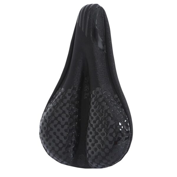 FABSPORTS Bike/Bicycle Seat Cover with Thick Soft Padded Gel & Memory Foam for Endurance and Long Rides for Cycling, Spinning Class, Exercise Bike etc | Cameo Black & Red - Image 8
