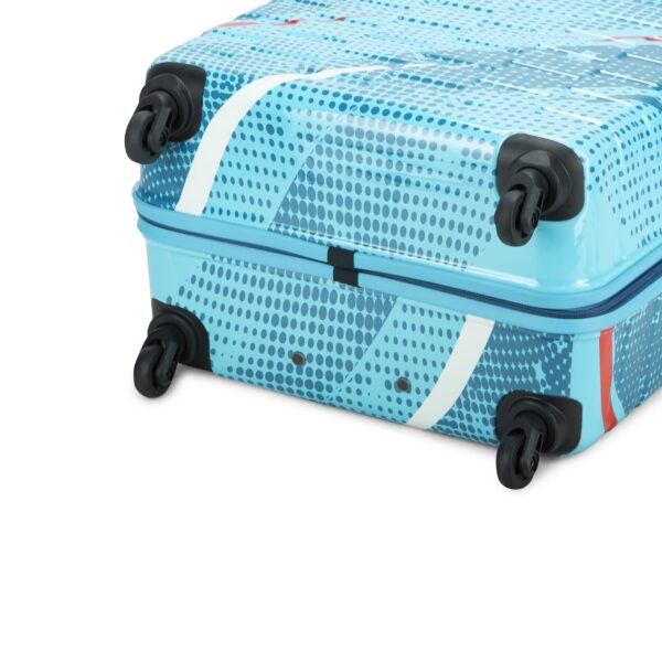 Aristocrat Radiance Trolley Bag, Medium-65cm | Hard-Sided Luggage for Travel (Blue) - Image 4