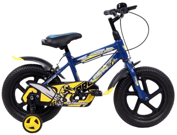 JUNIOR KID Ulta Bmx 14T Cycle For Kids 2 To 5 Years With Training Wheels Kid Cycle For Boys And Girls Kids Bicycle Cycle For Boys And Girls Semi Assembled 14 Inches Kids Rigid Cycle,Navy Blue - Image 2