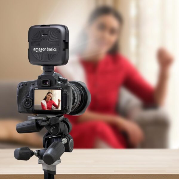 Amazon Basics LED Video Light for Photography, Live Streaming, Makeup & More | 2000 mAh | 3 Color Modes | 360° Rotation | Magnetic Absorption | Camera & Tripod Mountable | Rechargeable Battery - Image 5