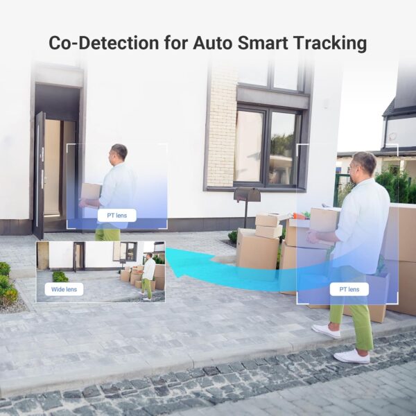 EZVIZ by Hikvision|H9C Dual-Lens(3MP+3MP) Pan & Tilt Wi-Fi Camera|Two-Way Talk|AI-Powered Human/Vehicle Detection|Active Defense with Siren and Strobe Light|Weatherproof Design|Upto 512GB Support - Image 4