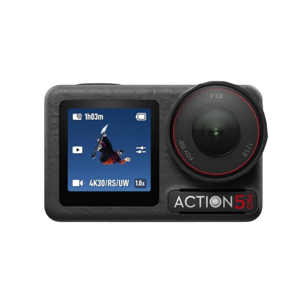DJI Osmo Action 5 Pro Adventure Combo, Action Camera 4K with 1/1.3" Sensor, 12h Extended Battery Life with 3 Batteries, Stabilization, Dual OLED Touchscreens, Mini Action Camera for Travel, Vlog - Image 5