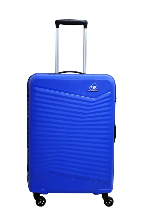 American Tourister Kamiliant Polypropylene 31.1 Inches Hard Luggage Trolley (Kamiliant_Blue, C.Blue, 79 Cm, 4, Spinner) - Image 3