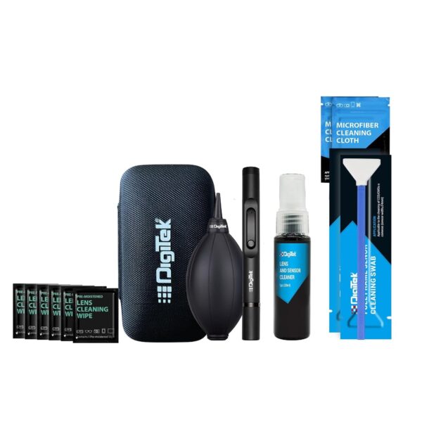 Digitek (DCK-004) Professional 8-in-1 Camera Cleaning Travel Kit, Ideal for Cleaning Lenses, Cameras, Filters, Displays - Image 2