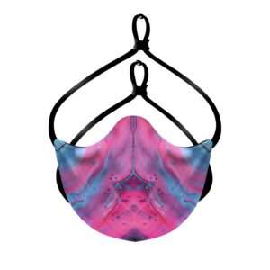 Breathe Designer Face Mask for Men, Women & Kids (Unisex) With Elastic Head Band Loop | Reusable & Washable