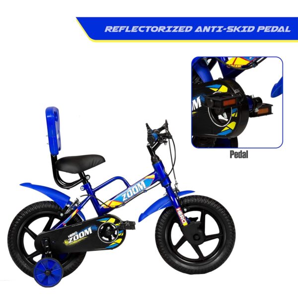 Hero Zoom 14T Single Speed Unisex Kids Cycles (Color: Blue), wheel size: 14 inch, frame size: 9 inch - Image 5