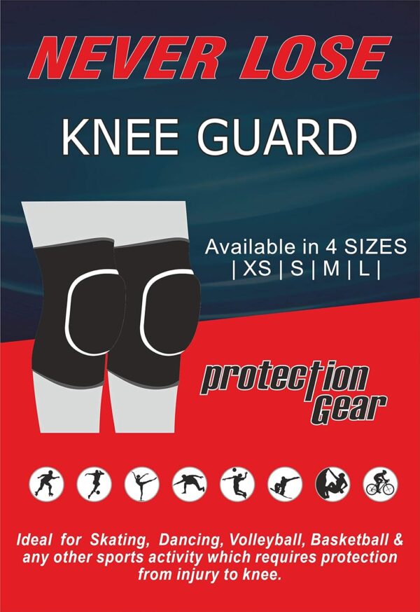 NEVER LOSE Dancing/Skating/Cycling/Guard Protector Knee Pads Red-Kids - Image 5