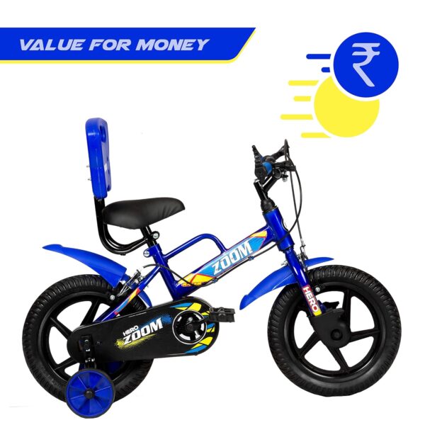Hero Zoom 14T Single Speed Unisex Kids Cycles (Color: Blue), wheel size: 14 inch, frame size: 9 inch - Image 8