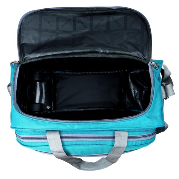 TORRENTO Polyester 55 L Travel Duffel Bags With Wheels Travelling Luggage Duffle Bag Men Women Cabin Size Waterproof, Green - Image 6
