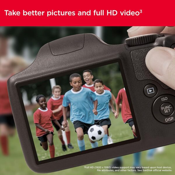 SanDisk Ultra UHS I 128GB SD Card 140MB/s for DSLR and Mirrorless Cameras, 10Y Warranty - Image 7