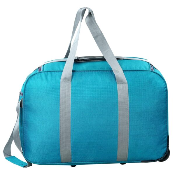 TORRENTO Polyester 55 L Travel Duffel Bags With Wheels Travelling Luggage Duffle Bag Men Women Cabin Size Waterproof, Green - Image 4