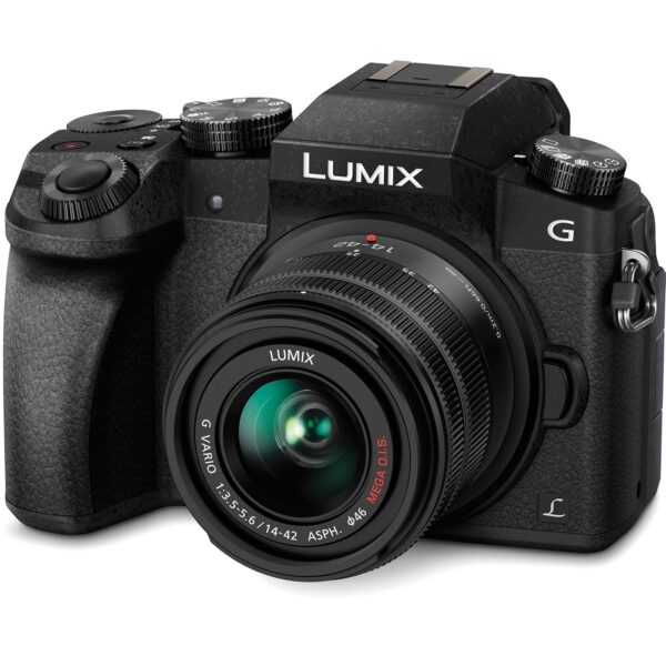 Panasonic LUMIX G7 16.00 MP 4K Mirrorless Interchangeable Lens Camera Kit with 14-42 mm Lens (Black), 3x Optical Zoom" - Image 2