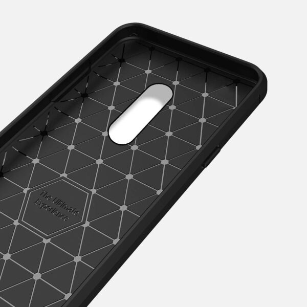 Amazon Brand Solimo Samsung Galaxy A15 5G Back Cover | Back Case for Samsung Galaxy A15 5G | Carbon Fibre Rugged Armour (Black) - Image 3