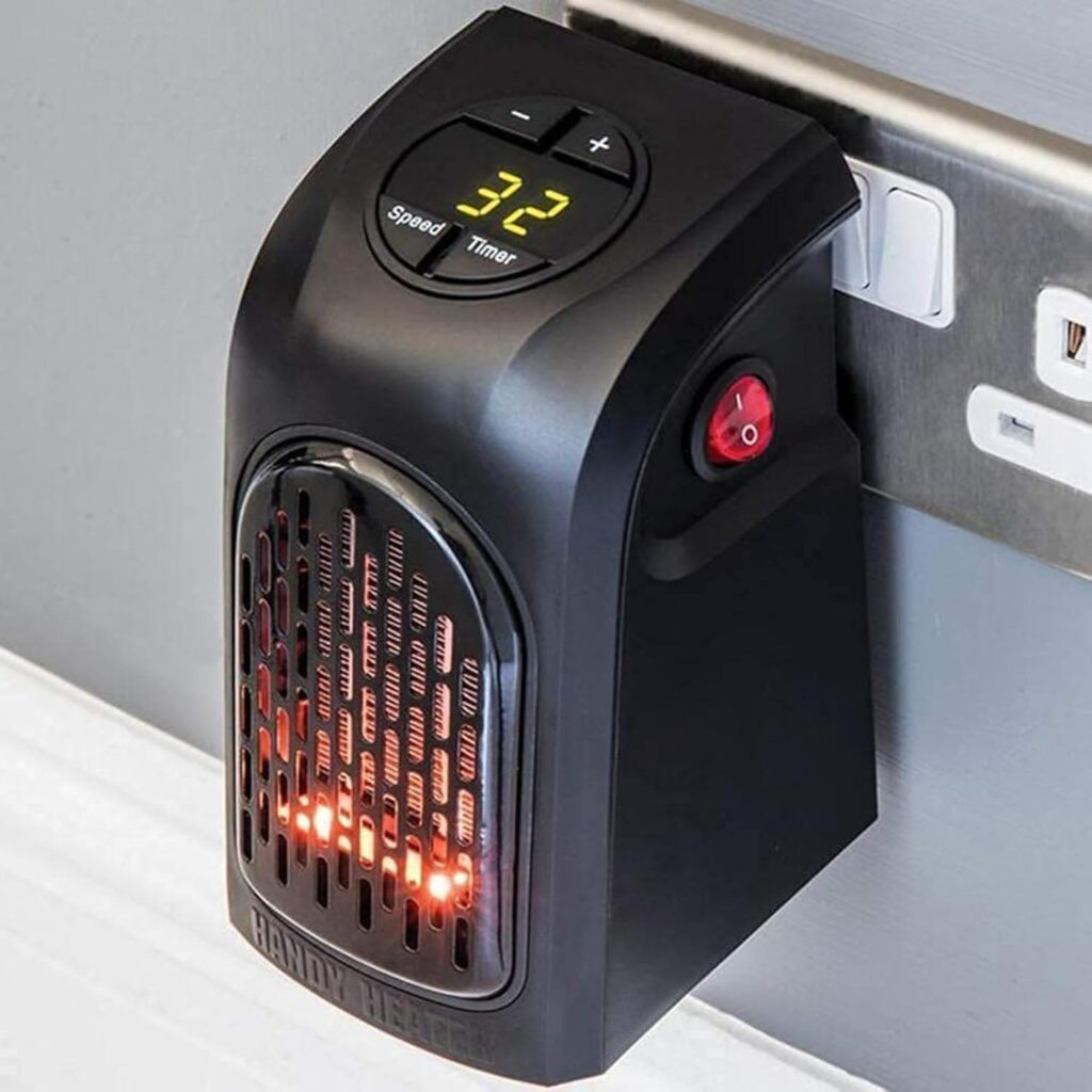 Smartnest Wall-Outlet 400W Electric Handy Room Heater – Portable Fast Heating for Home, Bedroom, Office, Bathroom & More