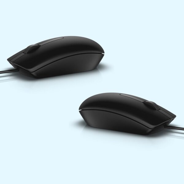 Dell MS116 Wired Optical Mouse, 1000DPI, LED Tracking, Scrolling Wheel, Plug and Play - Image 4