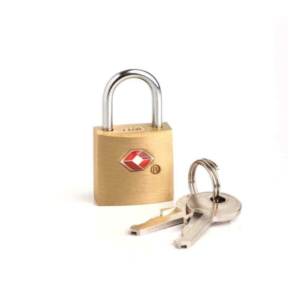 EzLife - TSA Approved Brass Mini Padlock, Brass Luggage Locks, Brass Lock with Key for Gym Locker, Backpack (Multicolor) (Pack of 4) - Image 9