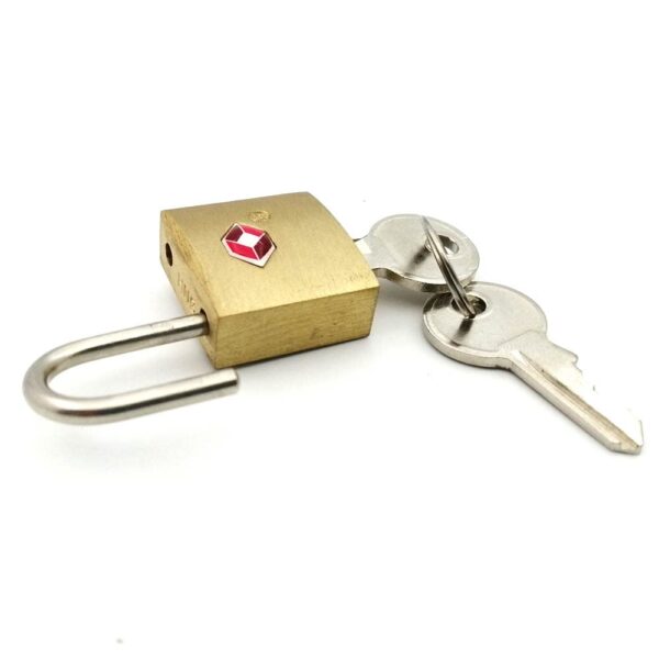 Inditradition Tsa Approved Brass Combination Lock With Keys For Suitcase, Luggage (Pack Of 2) - Golden Colour - Image 9