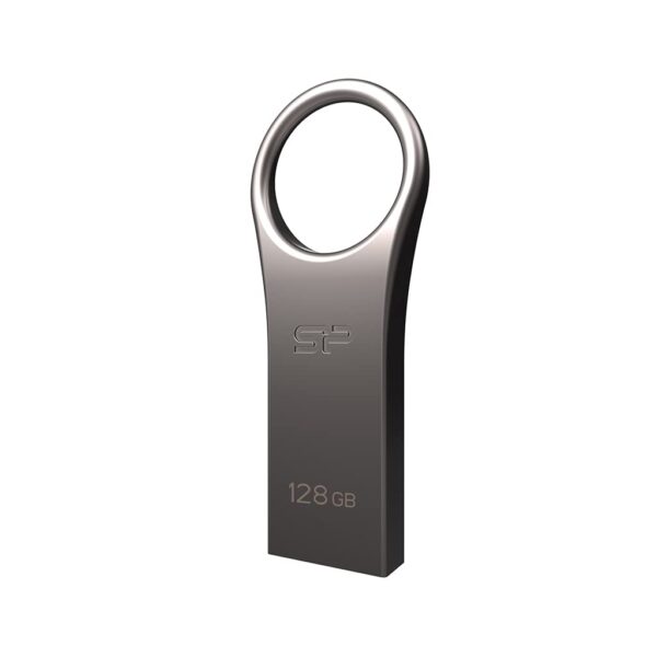SP Silicon Power 128Gb USB 3.0 Flash Drive with Keychain Hole Key Ring Design, Waterproof Dustproof Metal Casing Thumb Drive Pen Drive Memory Stick - Jewel J80 Series - Image 2