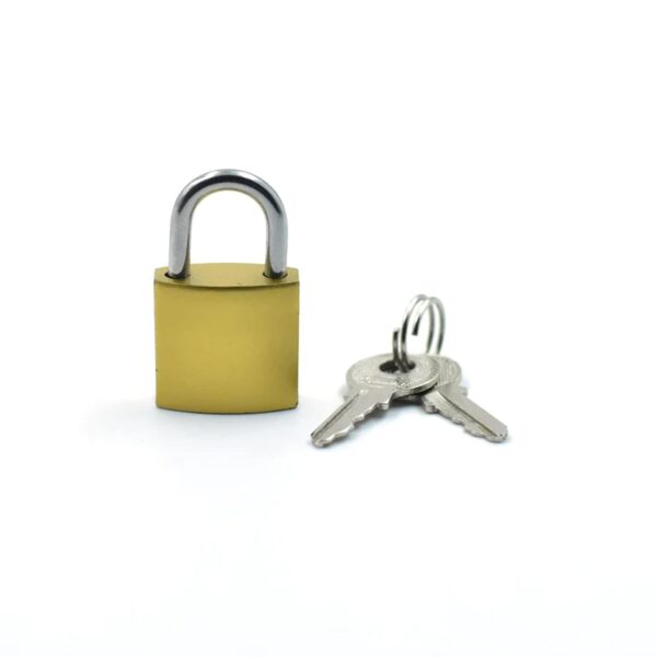 Suzec Premium 20 Mm Copper Key Lock With 2 Additional Keys | Ideal For Suitcase, Small Bag, Home Shutters Cabinet - Image 2