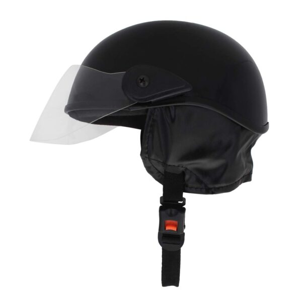 Sage Square Adjustable Junior Helmet for Kids Baby Safety and Comfort (3-12 Years) (Black Glossy) (Non-Motorized) - Image 4