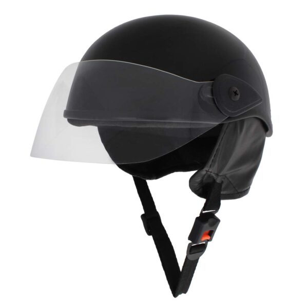 Sage Square Adjustable Junior Helmet for Kids Baby Safety and Comfort (3-12 Years) (Black Glossy) (Non-Motorized) - Image 3