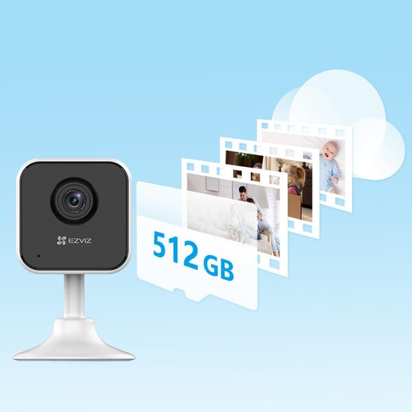 EZVIZ by Hikvision | 1080p Wireless Smart Home Camera | Night Vision | Motion Detection | Sound Alerts | Privacy Mode | Two Way Talk | MicroSD Card Upto 512GB | Google Assistant & Alexa | H1C, White - Image 10
