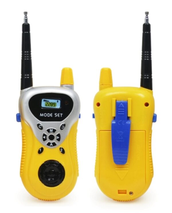 VGRASSP Walkie Talkie Toys for Kids 2 Way Radio Toy for 3-12 Year Old Boys Girls, Up to 20 Meter Outdoor Range Yellow - Image 8