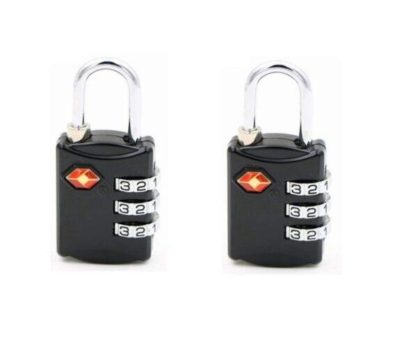 Ezlife Ez Life Metal Luggage Lock (Set Of 2) (Multicolored_Ez-Tra-1295Tsa) - Combination Lock - Image 2