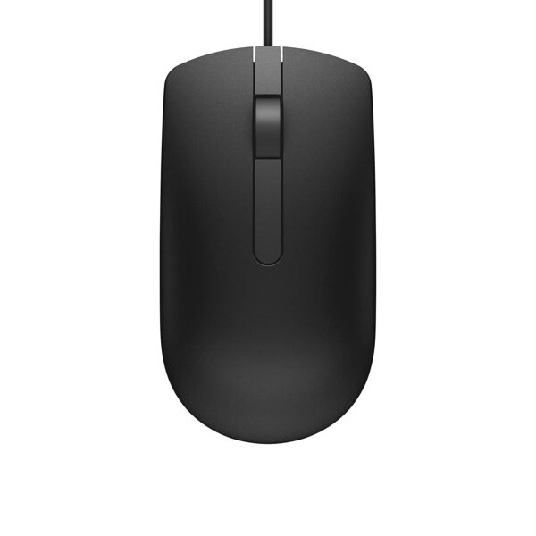 Dell MS116 Wired Optical Mouse, 1000DPI, LED Tracking, Scrolling Wheel, Plug and Play - Image 2