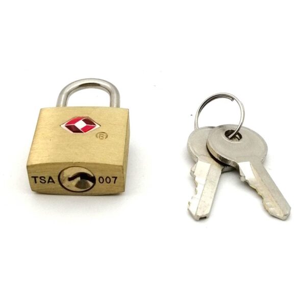 Inditradition Tsa Approved Brass Combination Lock With Keys For Suitcase, Luggage (Pack Of 2) - Golden Colour - Image 8