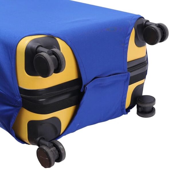 Foldable Elastic Dustproof Luggage Cover for Travelling Suitcase Trolley Protective Essential Accessories (Medium Size: 55.8 x 63.5 Cm), Multicolour 1 Pcs - Image 9