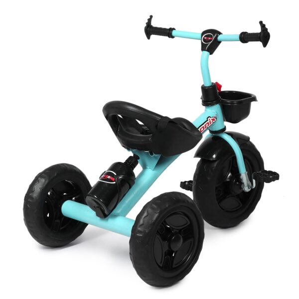 TOY ZONE Phoenix Tricycle-Green|Kids Baby Cycle|Kids Cycle with Rubber Wheel|Ride On Car|Push Cycle with Front Basket - Image 6