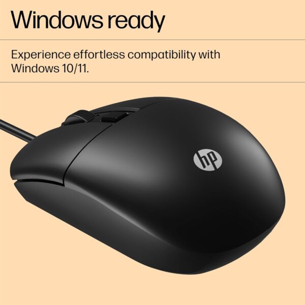 HP M070 Ergonomic Wired Mouse/ 1.5M USB Cable/Optical Engine/Accurate Positioning/ 1600 DPI with Adjustable DPI 1000-1200/3 Years Warranty - Image 8
