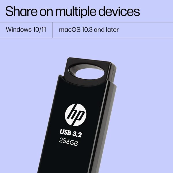 HP 712w 256GB USB 3.2 Flash Drive Black - Image 6