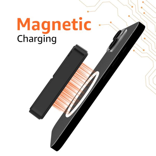 Amzon Basics 10000mAh 20W Fast Charging Power Bank and 15W Wireless Output | Type C Power Delivery (Input & Output) Quick Charge| Two Way Fast Charge | Made in India (Black) - Image 9