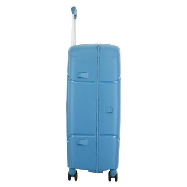 American Tourister Circurity+ 68 CM 8 Wheel with 3 Point TSA Lock Trolley Bag for Travel | Small Polypropelene Suitcase with TSA Lock, Double Wheels & Flexi Packing Straps for Men & Women - Larkspur - Image 6