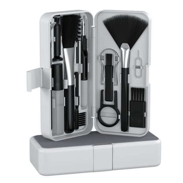 Portronics Clean N 19 in 1 Smart Gadget Cleaning Kit for Smartphones, Tablets, Laptops, Earbuds(White) - Image 2