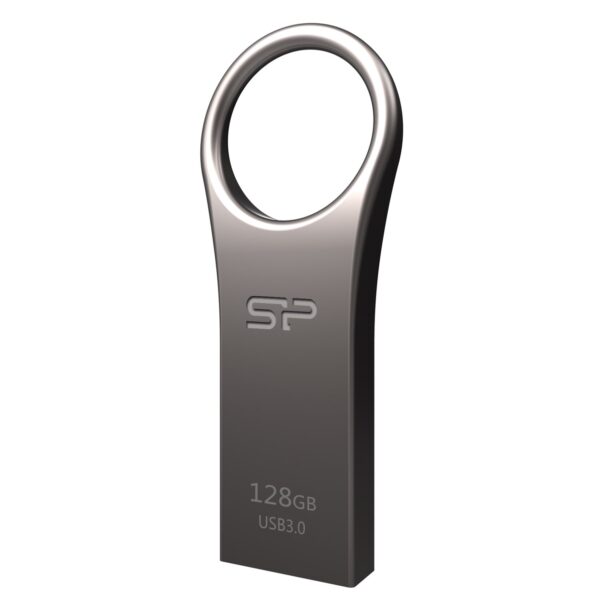 SP Silicon Power 128Gb USB 3.0 Flash Drive with Keychain Hole Key Ring Design, Waterproof Dustproof Metal Casing Thumb Drive Pen Drive Memory Stick - Jewel J80 Series - Image 5