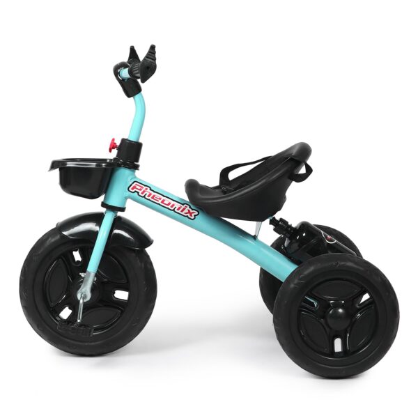 TOY ZONE Phoenix Tricycle-Green|Kids Baby Cycle|Kids Cycle with Rubber Wheel|Ride On Car|Push Cycle with Front Basket - Image 2