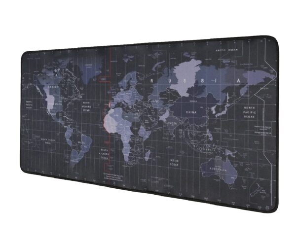 Seagull flight of fashion Large Extended Mouse Pad XXL with Non-Slip Rubber Base, Stitched Edge Mouse Mat for Laptop, Computer & Desk - 60 x 30 x 0.2 cm - World Map - Image 2