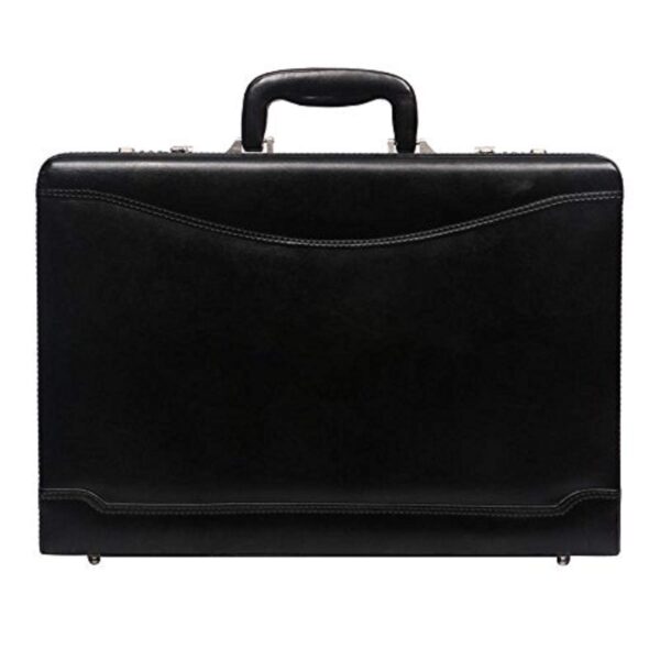 OBANI Faux Leather Expandable Briefcase Size 18" x 4" x 12.50" (L x W x H) - Image 3