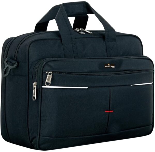 Shoulder bag Cross Body For Men women Office Travel Bags Stylish Hand Luggage Waterproof Messenger Bag (Black, 20 L) - Image 3