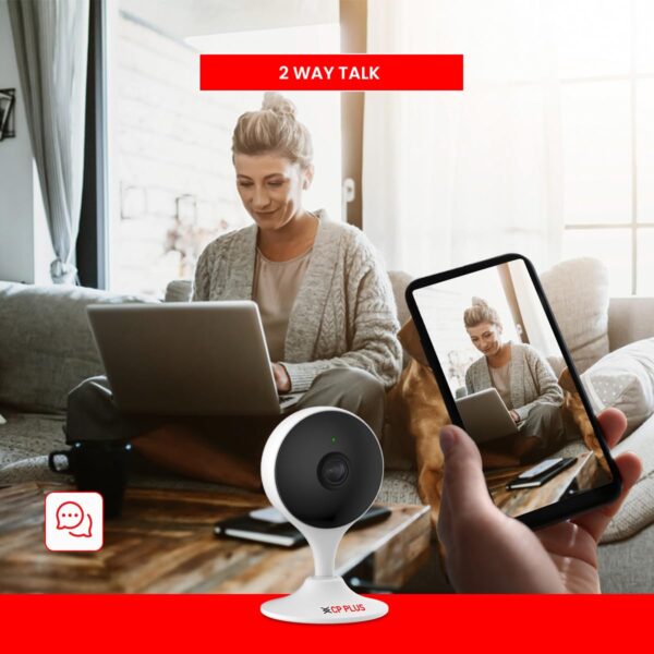CP PLUS 2MP Full HD Smart Wi-fi CCTV Home Security Camera | 2Way Talk | Motion Detect | Human Detection | Supports ONVIF| Night Vision | Supports SD Card (Up to 256 GB) - CB21 - Image 5