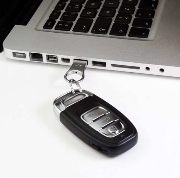 SP Silicon Power 128Gb USB 3.0 Flash Drive with Keychain Hole Key Ring Design, Waterproof Dustproof Metal Casing Thumb Drive Pen Drive Memory Stick - Jewel J80 Series - Image 9