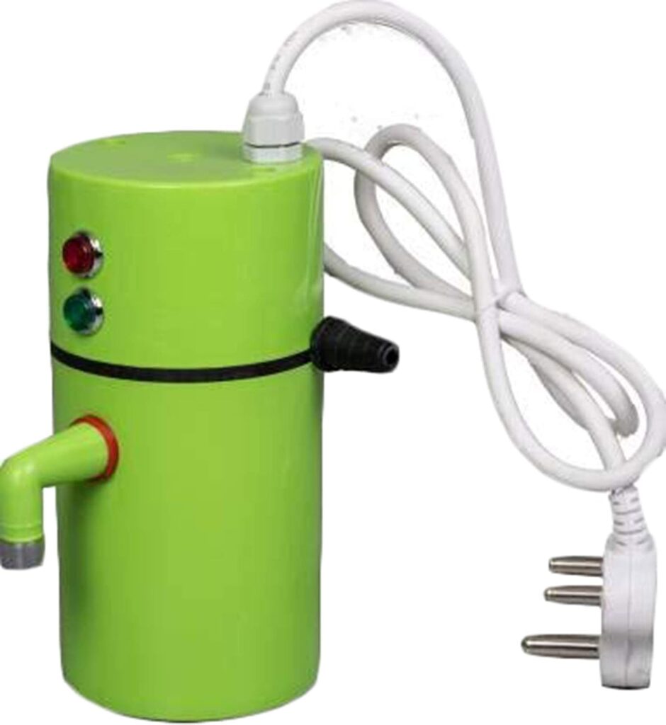 Elevea 𝟏𝟓 𝐘𝐞𝐚𝐫𝐬 𝐖𝐚𝐫𝐫𝐚𝐧𝐭𝐲 Auto Cut Off Portable Instant Water Heater/Geyser for Kitchen, Bathroom, Office, Restaurant, Labs, Clinics, Saloon & Beauty Parlor(Multicolour)